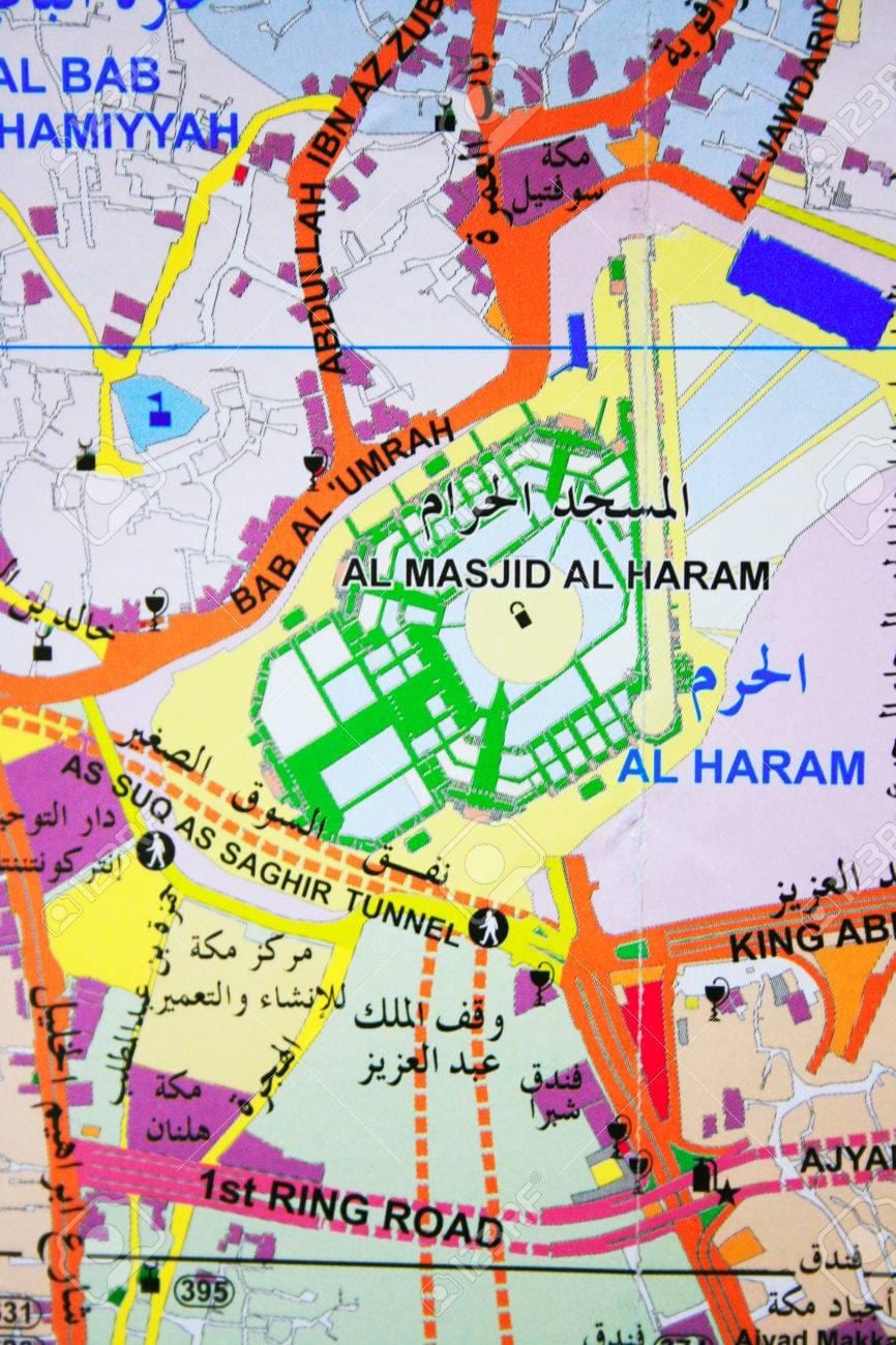 Мекке haram газрын зураг