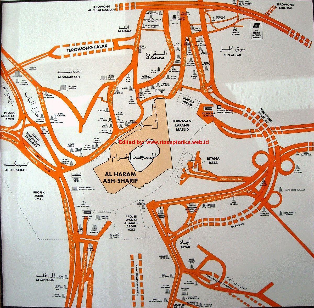 зураг misfalah Makkah газрын зураг