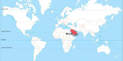 Makkah дэлхийн газрын зураг