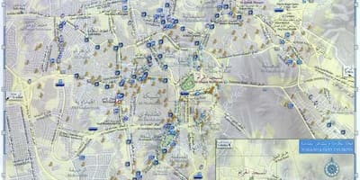 Авто замын газрын зураг нь Makkah хот