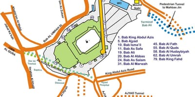 Masjid al haram газрын зураг